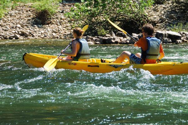 Canoë sur l'Ardèche
