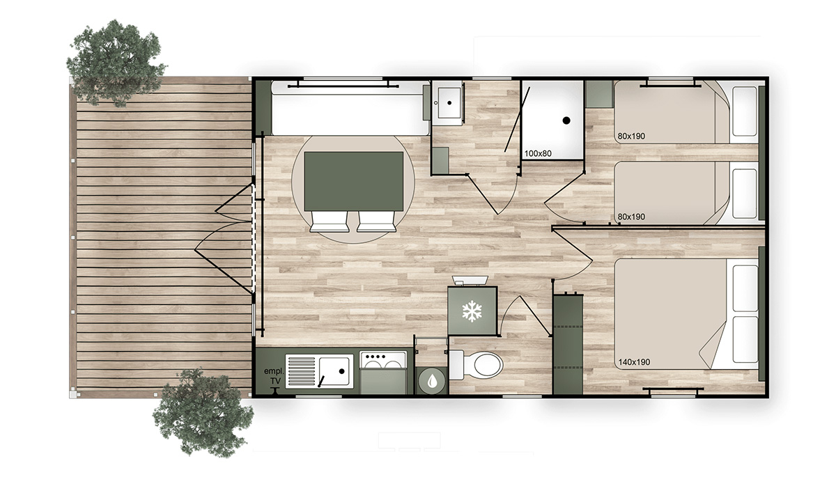 Mobil-home Nest 38